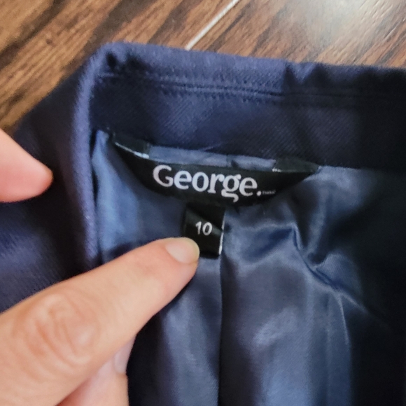 Boy Bundle Button Down Dress Red White Plaid Checker Pattern Shirts Blue Blazer - Picture 4 of 10